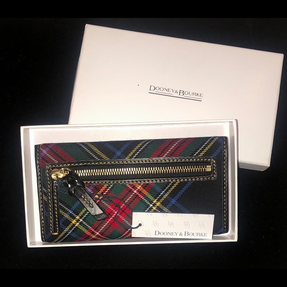 Dooney & Bourke Tartan Continental Clutch Wallet - Picture 2 of 3